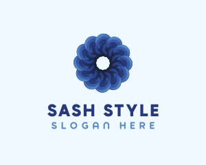 Blue Flower Garden logo design