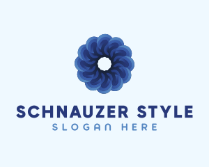 Blue Flower Garden logo design