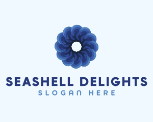 Blue Flower Garden logo design