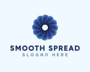 Blue Flower Garden logo design