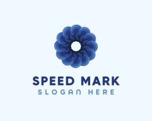 Blue Flower Garden logo design