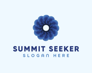 Blue Flower Garden logo design