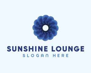 Blue Flower Garden logo design