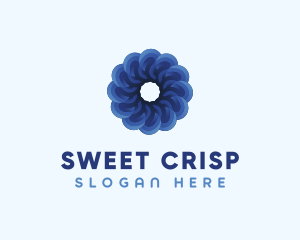 Blue Flower Garden logo design