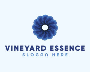 Blue Flower Garden logo design