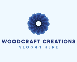 Blue Flower Garden logo design