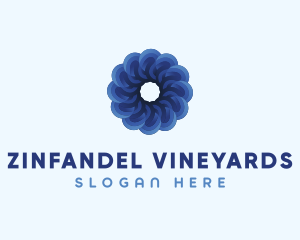 Blue Flower Garden logo design