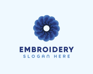 Blue Flower Garden logo design