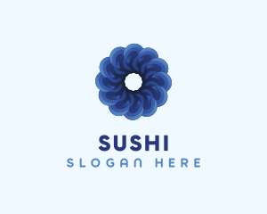 Blue Flower Garden logo design