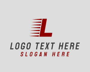 Distribution - Fast Freight Logistics Business logo design