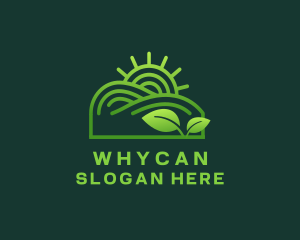 Organic Nature Landscape Logo