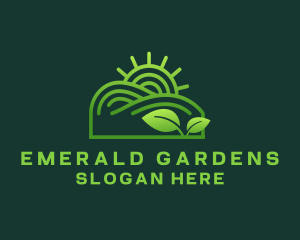 Organic Nature Landscape logo design