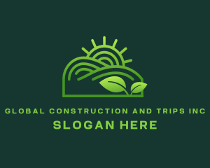 Farmer - Organic Nature Landscape logo design