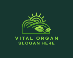 Organic Nature Landscape logo design