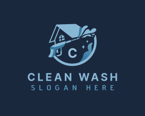 Cleaning Pressure Washing logo design