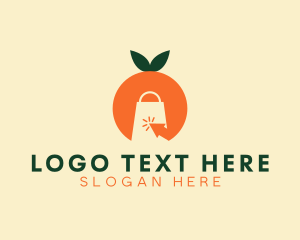 Online Delivery - Online Grocery Shopping logo design