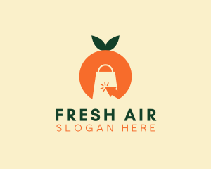 Online Grocery Shopping  logo design