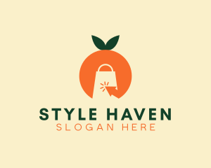 Supermarket - Online Grocery Shopping logo design