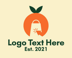 Shop - Online Grocery Shopping logo design