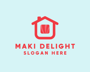 Maki Roll House  logo design