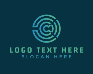 Digital Marketing - Business Letter C logo design