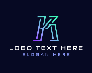 Business - Multimedia Startup Letter K logo design