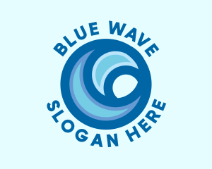 Blue Ocean Surf logo design