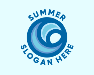 Blue Ocean Surf logo design