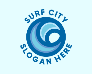 Blue Ocean Surf logo design