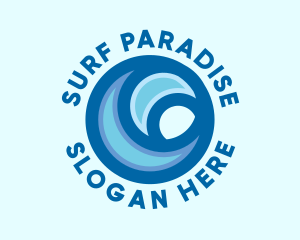 Blue Ocean Surf logo design