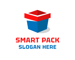 Packaging - Open Box Package logo design