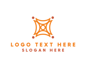 Abstract - Community Group People logo design