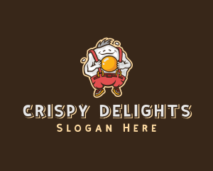 Fried - Fried Egg Farmer logo design