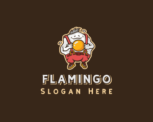 Food Delivery - Fried Egg Farmer logo design