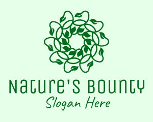 Green Natural Vines logo design