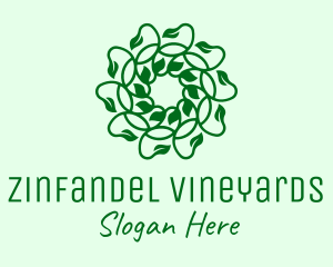 Green Natural Vines logo design