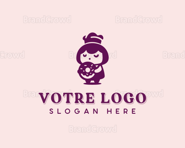 Donut Girl Bakery Logo