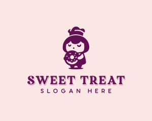 Doughnut - Donut Girl Bakery logo design