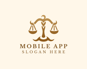 Court - Elegant Justice Scale logo design