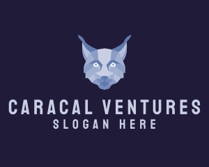 Caracal - Lynx Fox Face logo design