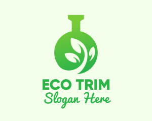 Green Eco Laboratory logo design