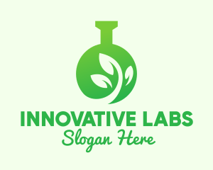 Green Eco Laboratory logo design