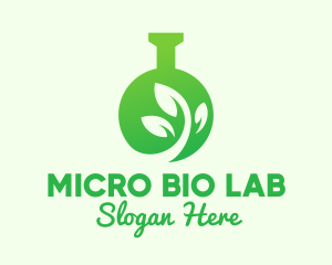 Green Eco Laboratory logo design