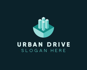 3D Urban Planning logo design