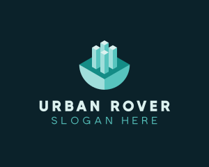 3D Urban Planning logo design