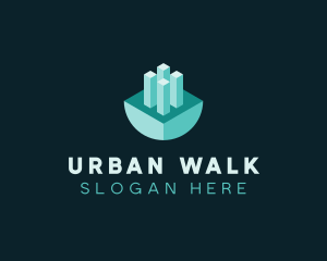 3D Urban Planning logo design