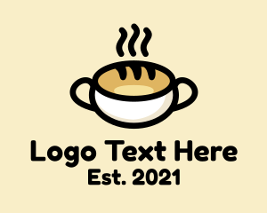 Cake - Hot Coffee Bread logo design