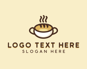 Hot - Coffee Bread Bakery logo design