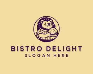 Burger Lion Diner logo design