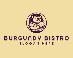 Burger Lion Diner logo design